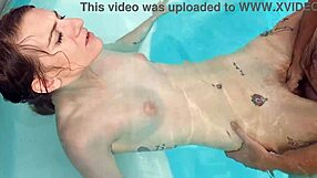 hazel haze ENJOYS FUCKING AND SUCKING COCK POOLSIDE IN THIS HOT SCENE