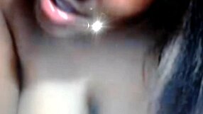 Brown Sugar Takes Dildo Deep