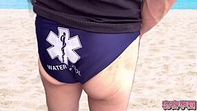 Why Masturbate in Lifesaver Uniform by the Pool?