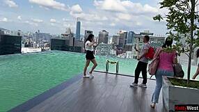 public agent picks up hottie at luxury hotel for private encounter