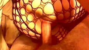 Sexy Ass Girl In Lingerie Panties Fishnets Takes Big Cock In Anal Asshole