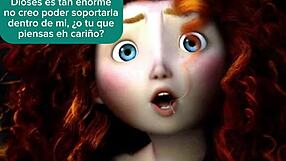 Merida delivers enticing jerk off instructions in Spanish for your pleasure