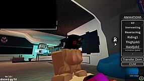 What a Lucky Day: Muff Diving and Creampie in Roblox Condo