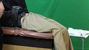 Scarlett johnson undergoes extreme deepthroat and pussy inspection.