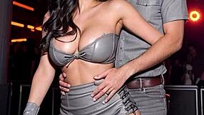 Dirty After Work! - Part 1 - AI Leather Skirt Tease in Public