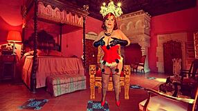 Granny carmen deep throating on christmas day