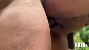 She Calls for Pool Cleaning but Craves Big Cock Blowjob and Facial Cum