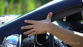 wet rims cleaners with girlsrimming teen action today