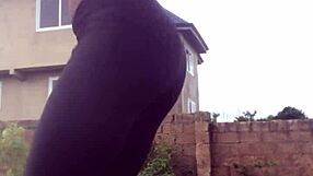 Crazybitch folds clothes while twerking