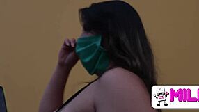 The condom didn't break during intense action with the beautiful super busty woman. Captured on the streets of Peru.