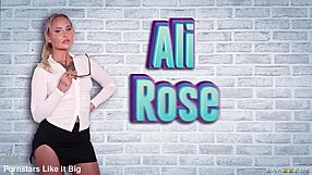 Office slut Ali Rose desperate for cock, kinky fantasies