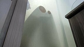 I caught my perverted roommate spying and he drilled me in the shower