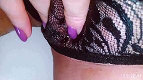 Naughty Babe Fingers Pink Pussy In Public Restroom - Hidden Cam Voyeur