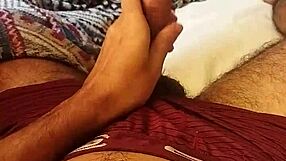 Skinny Brazilian Girl Masturbating Monster Cock In Bedroom Solo