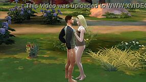 A military man had a good time in the park, enjoying himself