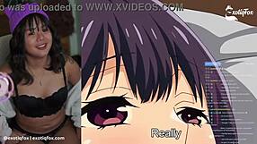 omg, reacting to hot dragonball hentai with vegeta and bulma... solo gooner girl vibes! 😍