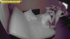 Cheating Wife Blindfolded and Inseminated by Neighbor Late at Night