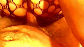 Sexy Ass Girl In Lingerie Panties Fishnets Takes Big Cock In Anal Asshole