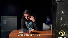 This fat Peruvian redhead milks me with her huge tits in a full Russian style