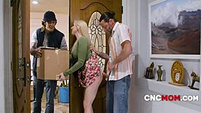 Unbelievable! Freeuse Delivery with Christie Stevens and CNCteen 18+ in Wild Group Fetish!