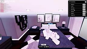 In Roblox, big tits and ass meet monster cock for wild sex.