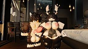 cute moth banged by big dicked furry in roblox