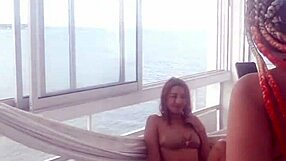 Petite 18+ pornstar gets her shaved pussy licked nonstop from the start