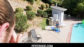 Lily Glee Can't Resist Her Fitness Instructor's Huge Cock!