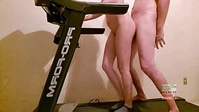 Gym Step Bros Tease Their Sis with Juicy Pussy Play