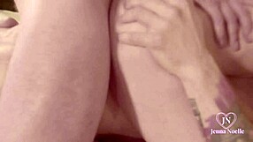 Cute slut's first double stuffing, begging for cum.