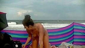 More naked beach fun with a BBC twist