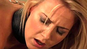 collared big ass lesbian slave cums from fingering