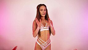 Hannahjames710 Tries on Sexy Hunkemoller Lingerie with See-Through Panties