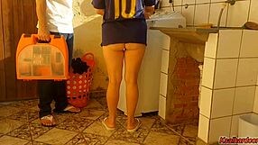 Man, this married housewife pays the washing machine tech with her body. Wild stuff!