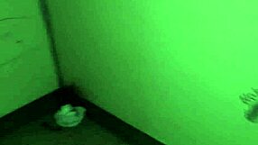 Spex Beauty Sucks Cock Through Gloryhole Close-Up