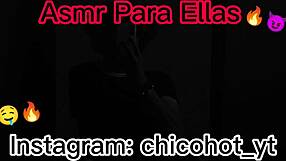 This ASMR guy is touching himself and moaning really nicely