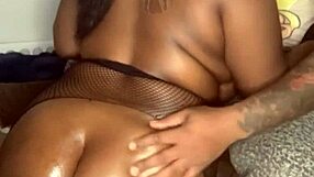 A woman in lingerie discusses a garage scenario with a partner