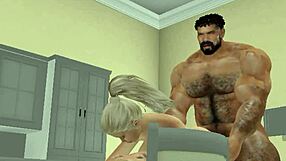 Hot football hunk smashed lucky neighbor’s pussy