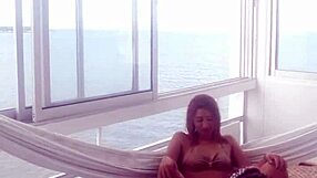 Petite 18+ pornstar gets her shaved pussy licked nonstop from the start