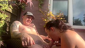 british milf takes on monster cock in wild deepthroat update