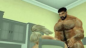 Hot football hunk smashed lucky neighbor’s pussy