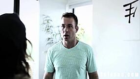 ignorant guy tries to turn lesbian stepsis straight uma jade