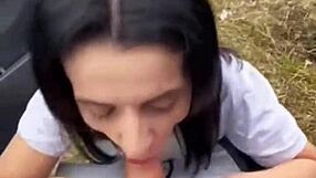 This Is The Last And Tastiest Blowjob Of The Year! Watch The Huge Cock Cum On Her Ass In Doggystyle Anal Creampie!