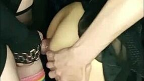 latina girl plays anal role with big cock