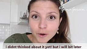 Blonde Russian Teen 18+ Gina Gerson Answers Fan Questions In Homemade Interview