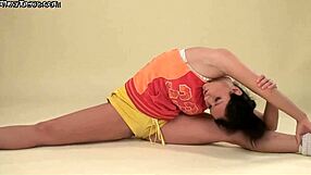 Polina Barna's Big Saggy Tits in Action