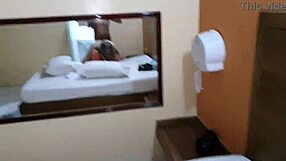 Blonde latina bends over for raw doggystyle cumshot on big ass