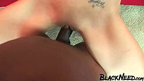 pelayan berambut coklat hantar bontot untuk deepthroat anal creampie batang hitam besar