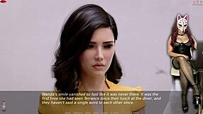 Ms. Denvers In Cosplay Stockings And Corset For Cartoon Game Sex