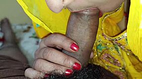Desi Indian Maid Sucks and Talks Dirty in Hindi